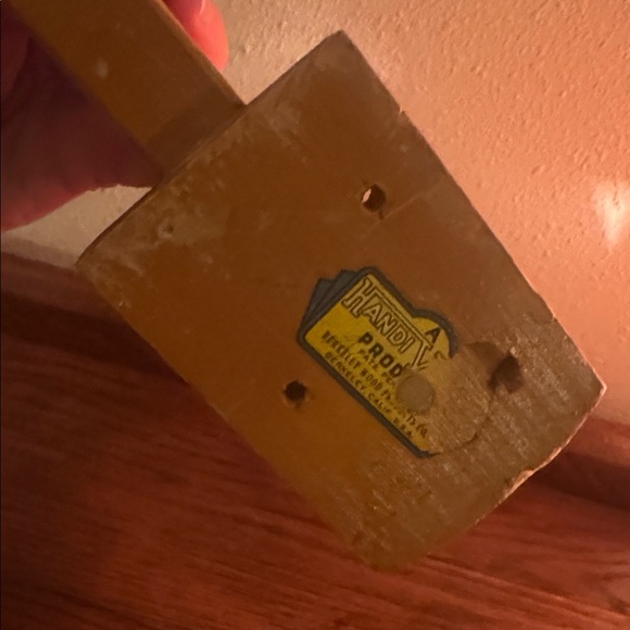 Vintage Handi Valet wood hanger for clothing, dried flowers, jewelry & more MCM - Picture 2 of 7